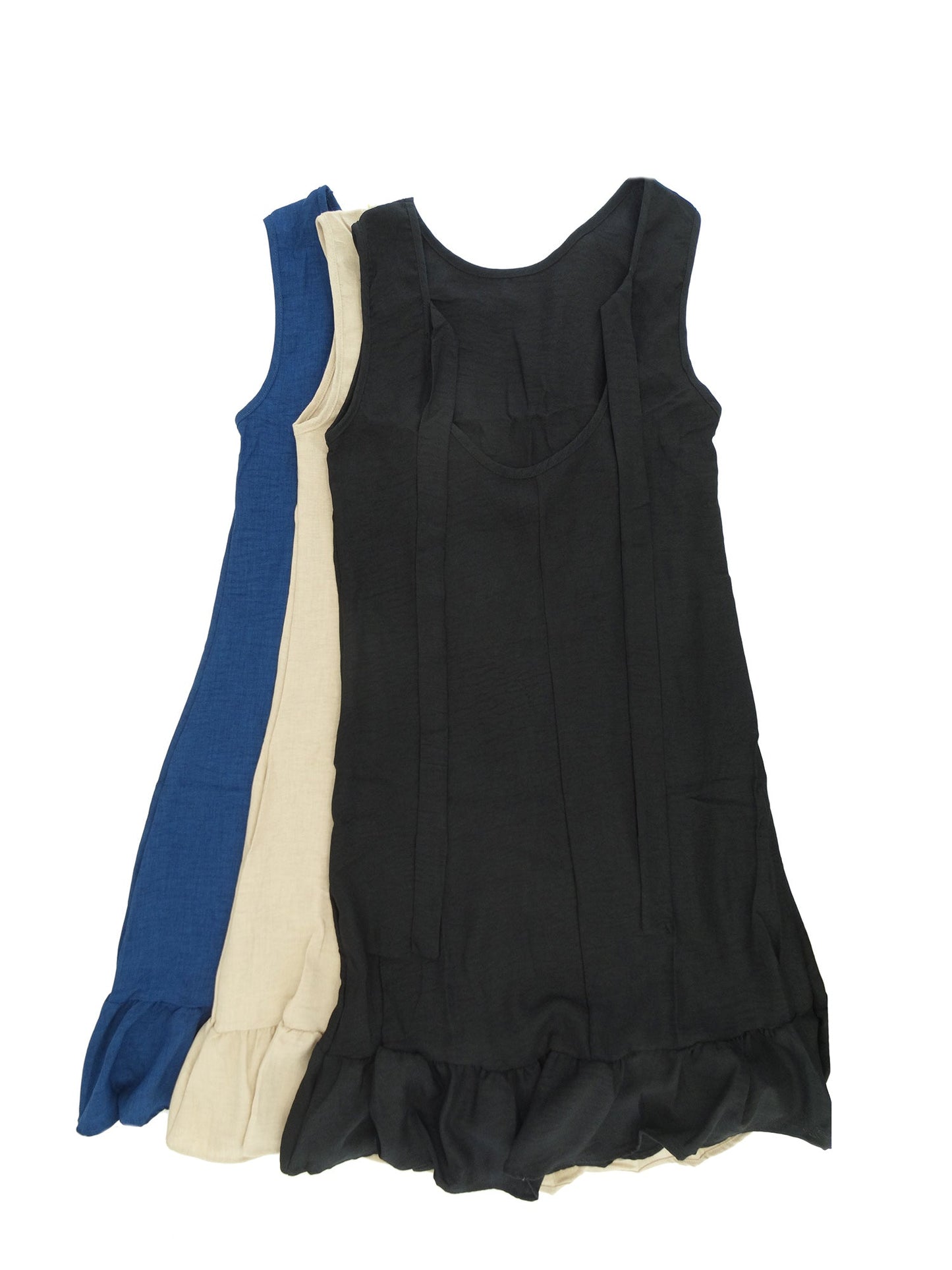 181486, Da-Moda Women's S/L Tie Back Dress S-L