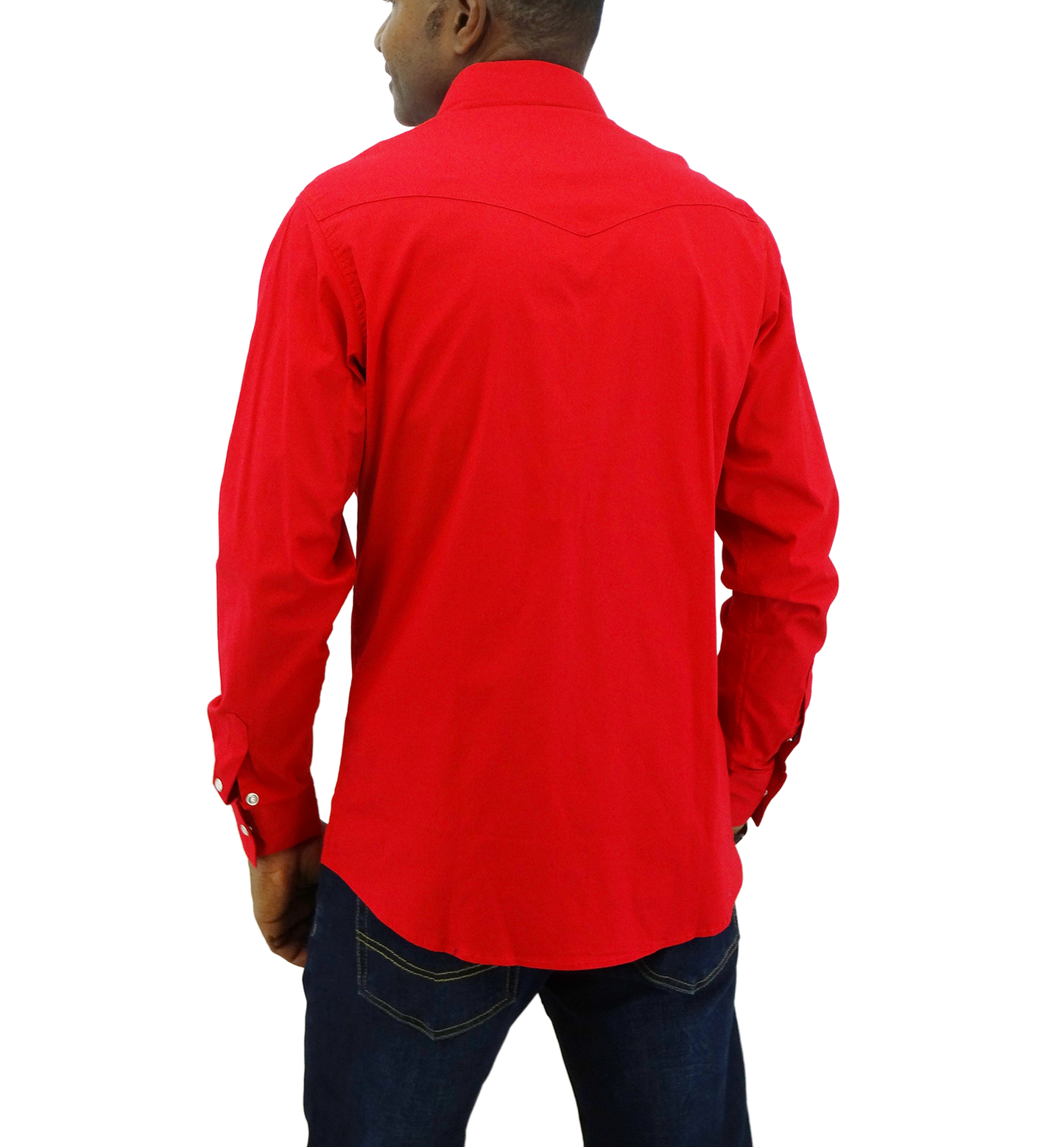 20L836, Jordache Men's L/Sleeve Stretch Cowboy Shirt