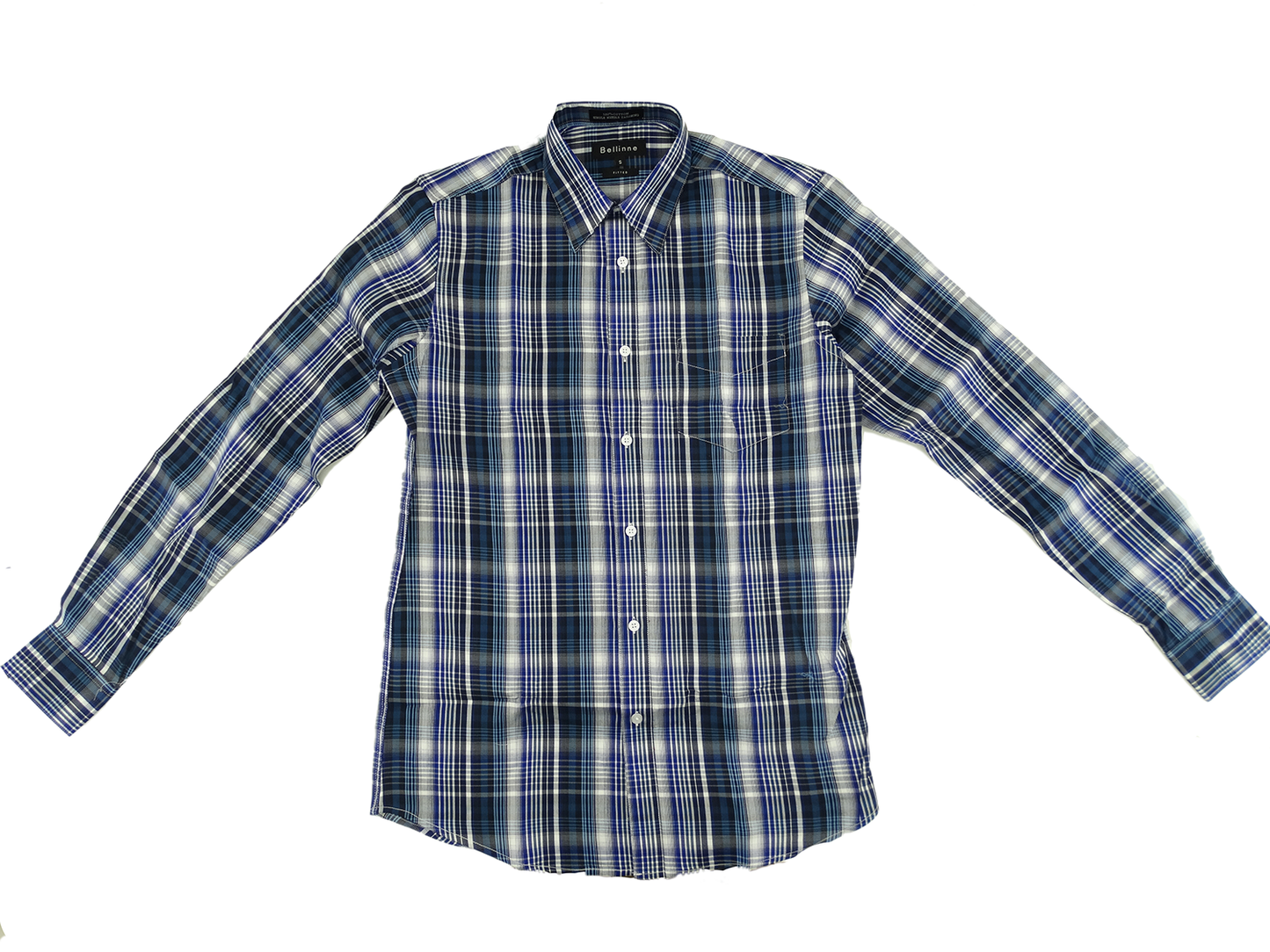 265-1450 Bellinne Printed L/S Men Shirt Multicolor Size S-XXXL