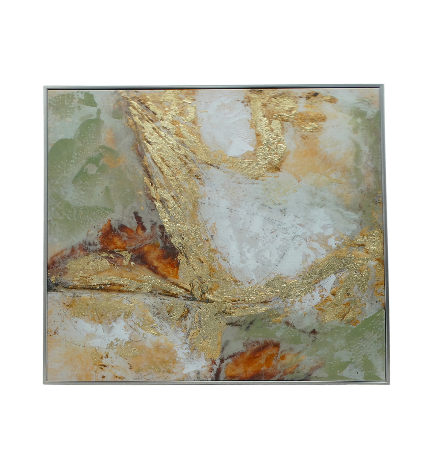293622, Framed Canvas Wall Art - 28" x 28" (71cm x 71cm)