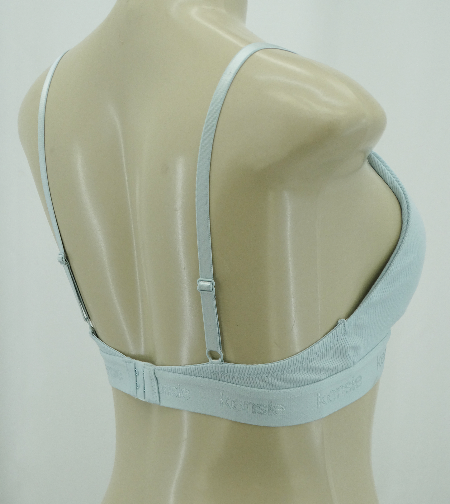 2PKBRA3088, Ladies' Kensie Tag Free 2Pk Lounge Bras (Heather Grey)