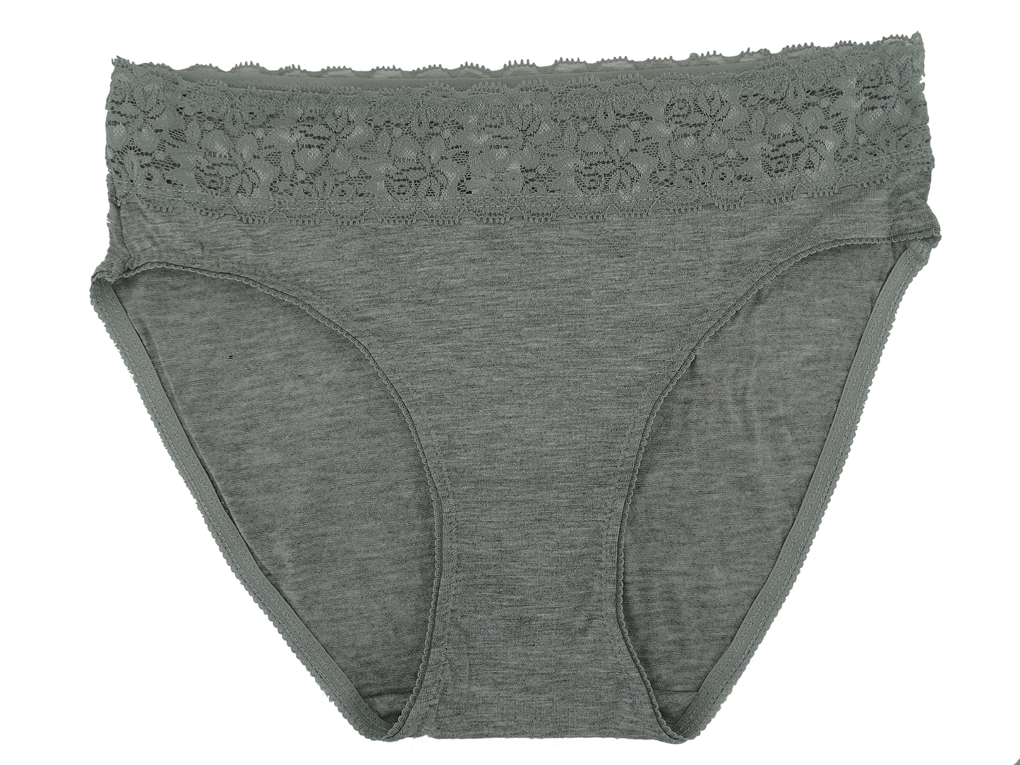 3PKHC1574, Lady Princess 3pk Women's Hi-Cut Panties ( Black) S-XL