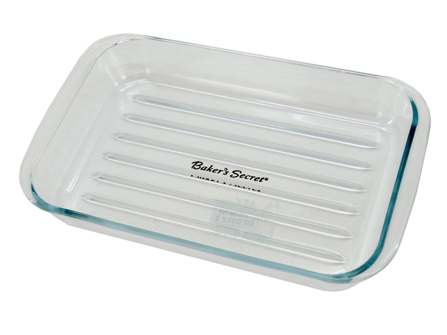 BS40369, Baker's Secret - 2.3L Rectangular Glass Baking Dish (13.4" x 8")