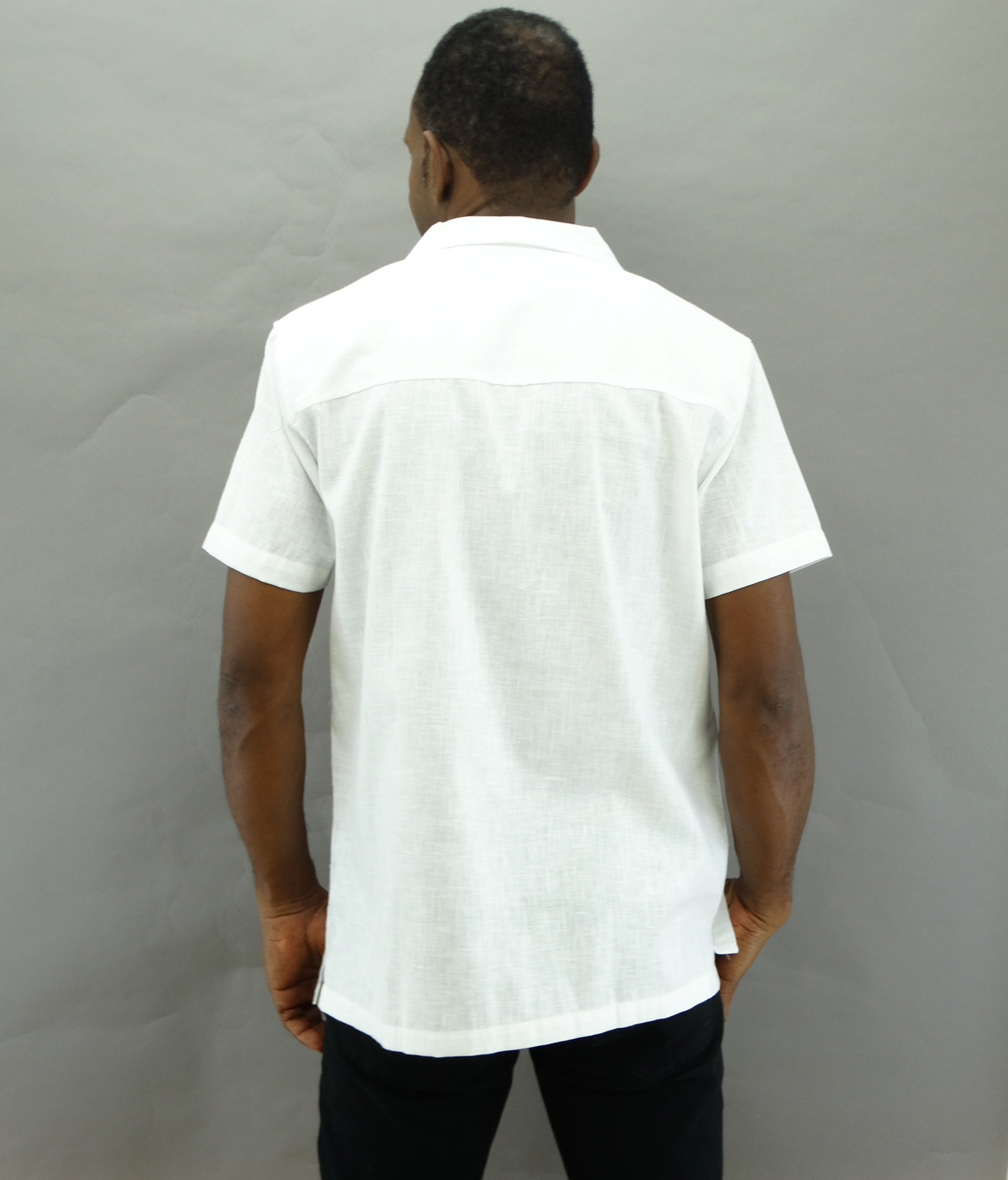 523M24225, Morelli - Men's S/S Shirt - White (S-XL)