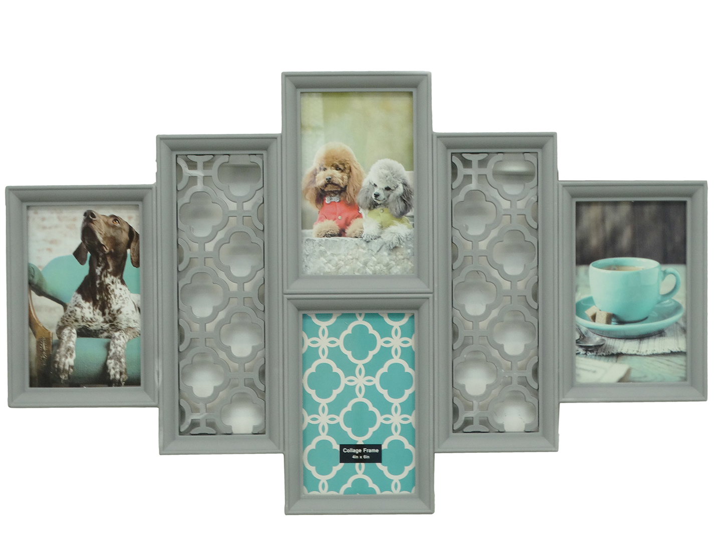 53291, 4Seasons Collage Photo Frame 4"x6"