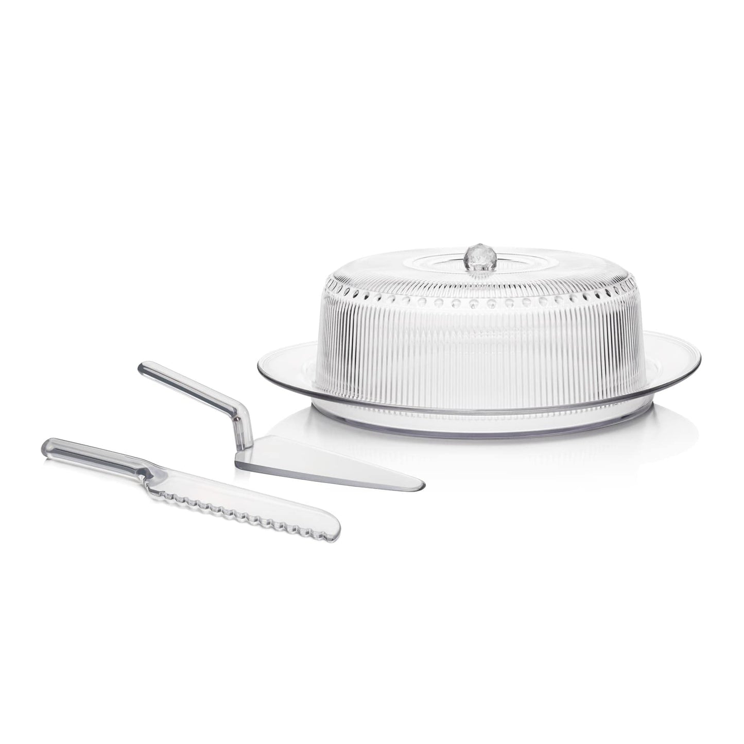 6775, Depa, Barok 4Pc Acrylic Cake Server Set