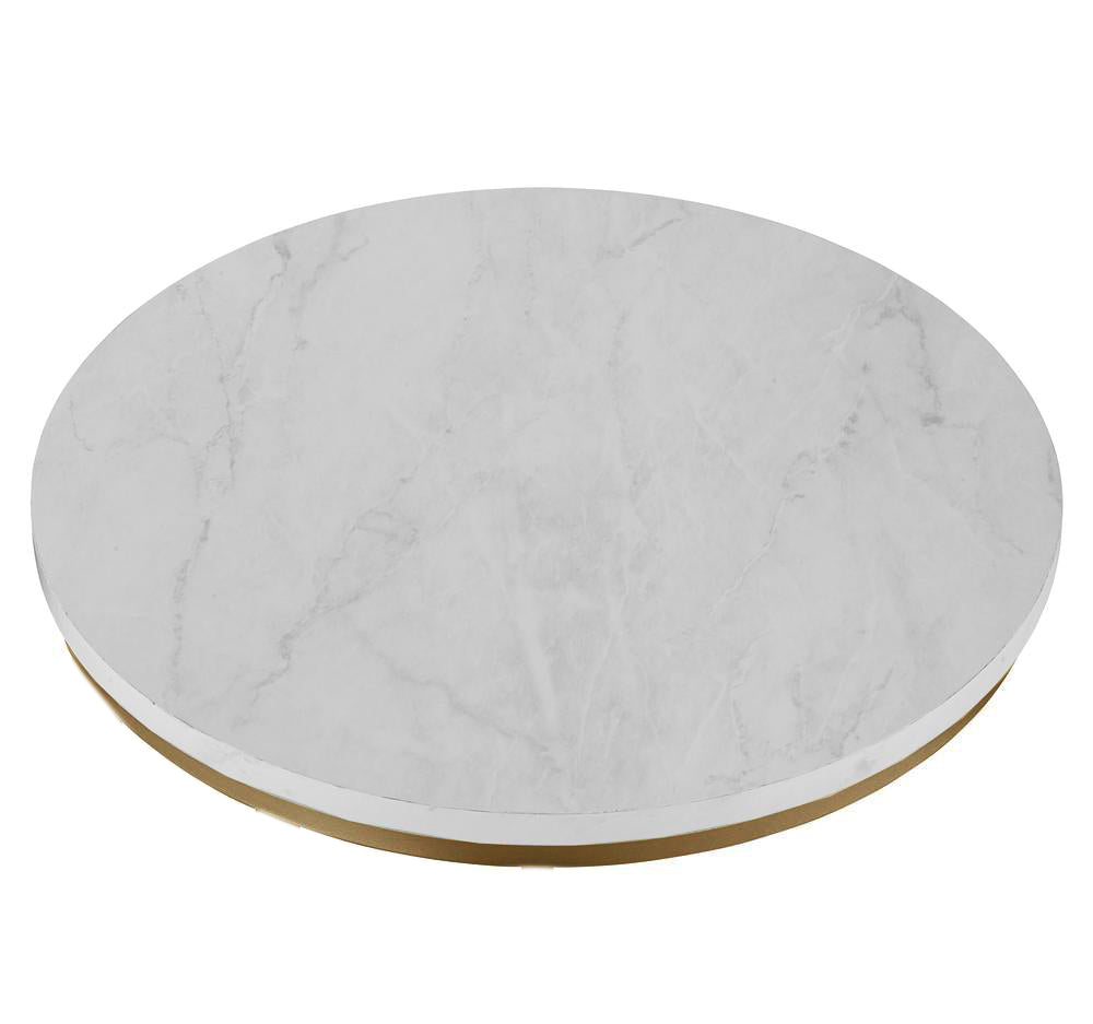 935320, 3 PC Faux Marble Accent Tables