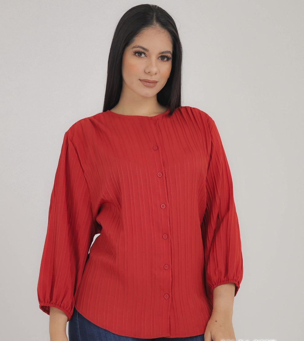 AU246687,Angelus Ladies 3/4 Sleeve Blouses XL-3XL