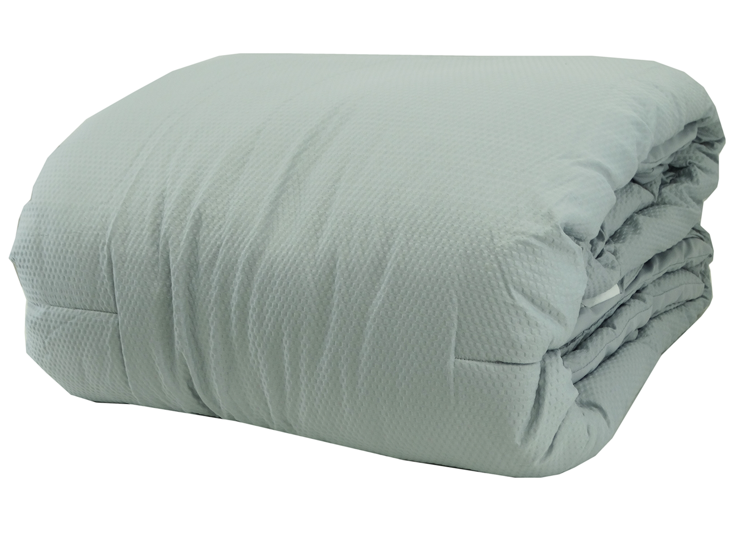 BCSQ42132BA Ryderwood - 10pc Queen Crinkle BIB Comforter Set - Lt. Grey