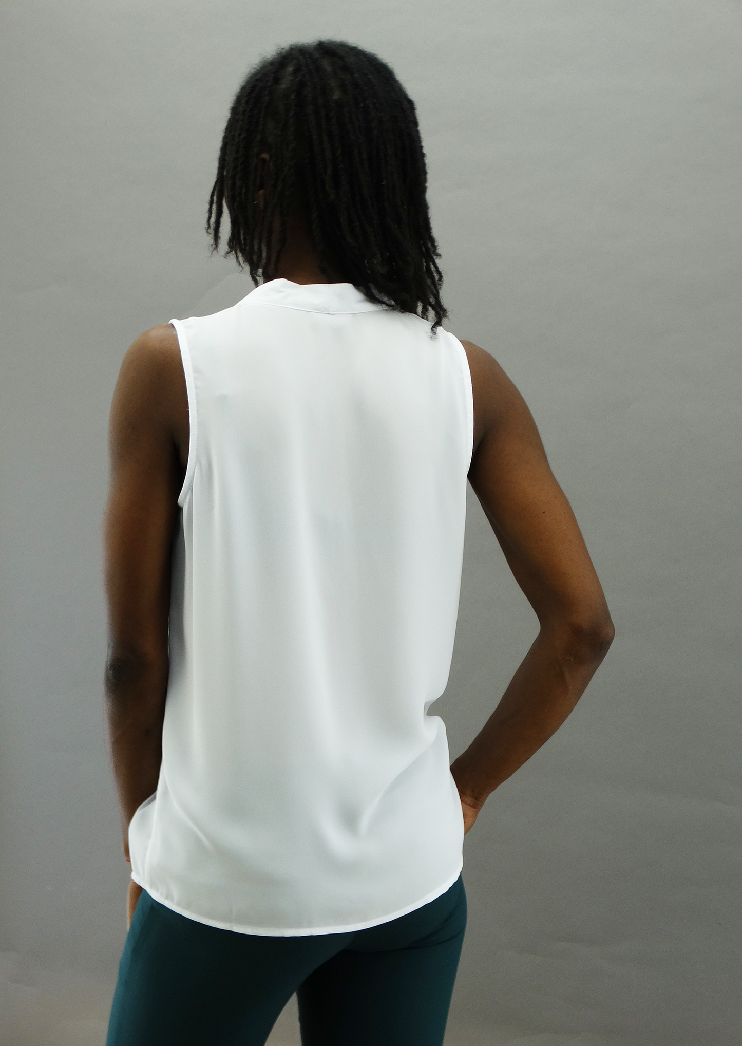 BSD3906, Tip Top - Ladies' S/less Blouse (XS-XL)