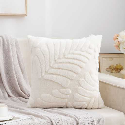 BZ42, Faux Fur Cushion Cover