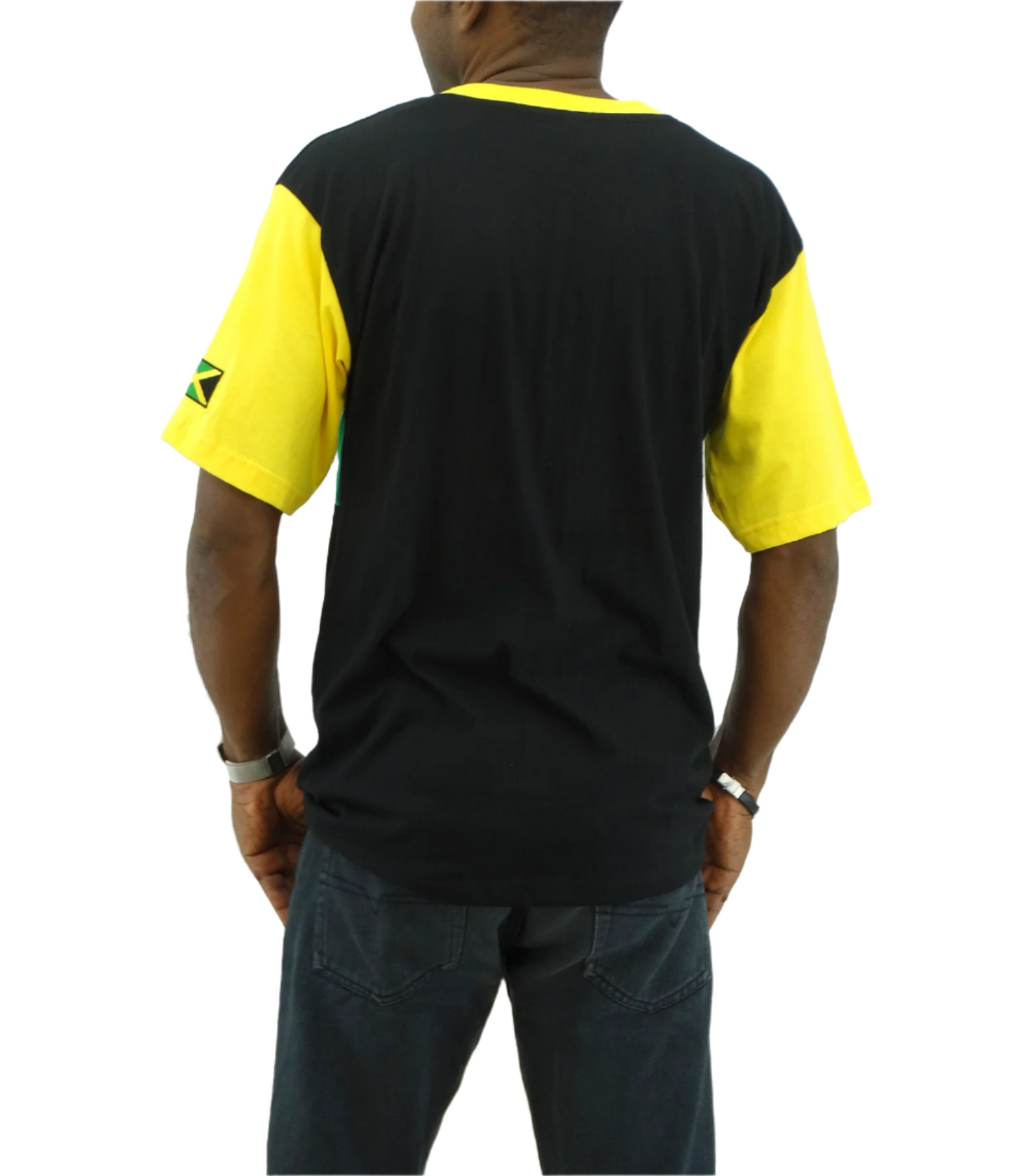 ME21250, Adult Jamaican Color EMB T-Shirt Asst