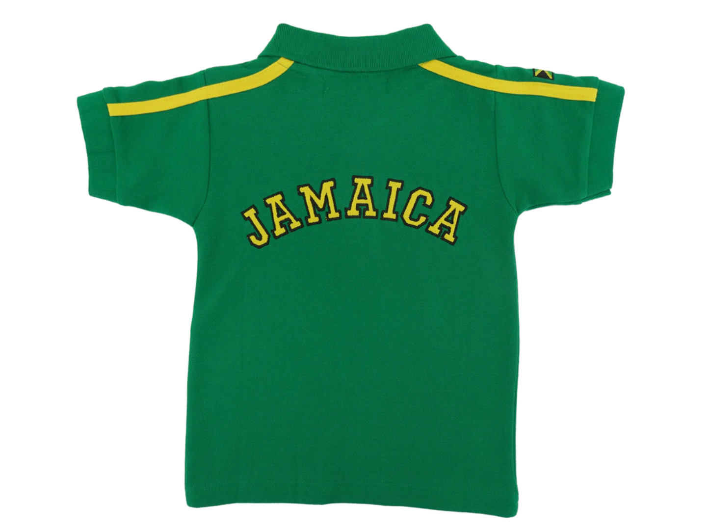 1240, Kids Island Sport Jamaican Colors Polo Shirt