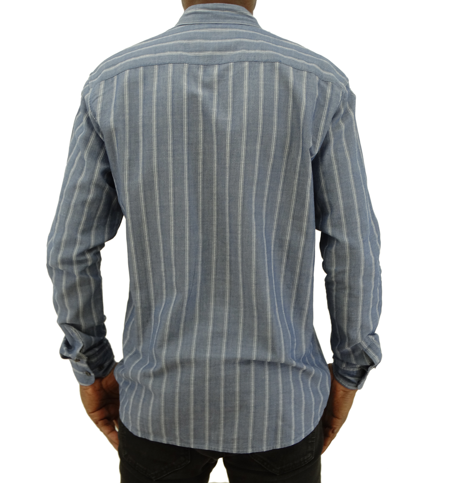 EG1865, Twister - Men's L/S Striped Shirt (S-XXL)