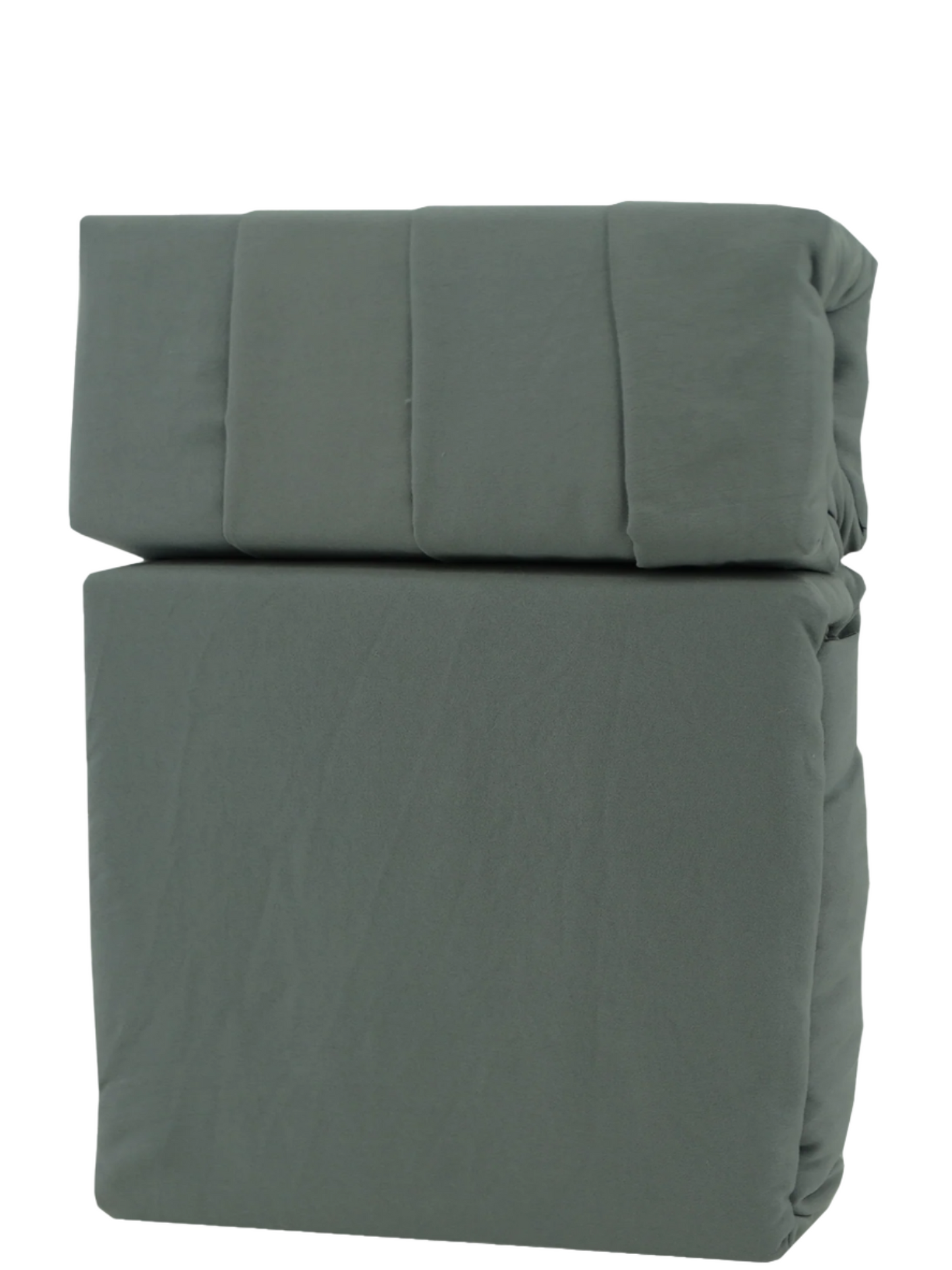 ESF45912PA, Sono Bella - 6Pc Solid Full Sheet Set - Grey Flannel