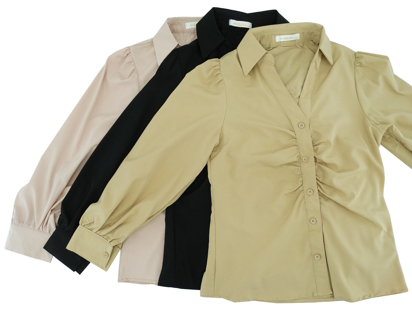 LT236172,Angelus Ladies L/Sleeve Shirt Top S-XL