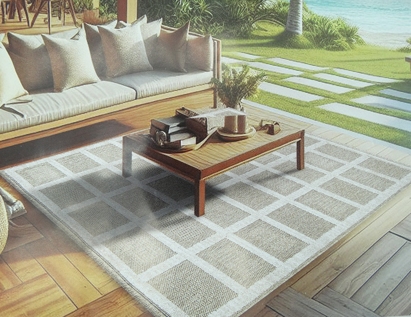 TRINIDAD160X230, Soho Carpets - Indoor & Outdoor Area Rug - 160cm x 230cm