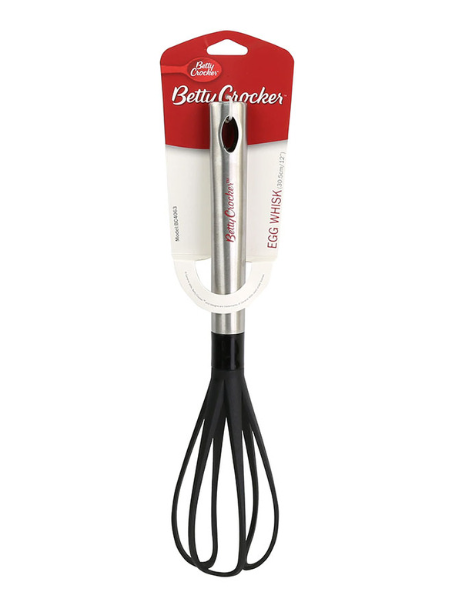 BC4063, Betty Crocker - Nylon Whisk w/ Stainless Steel Handle