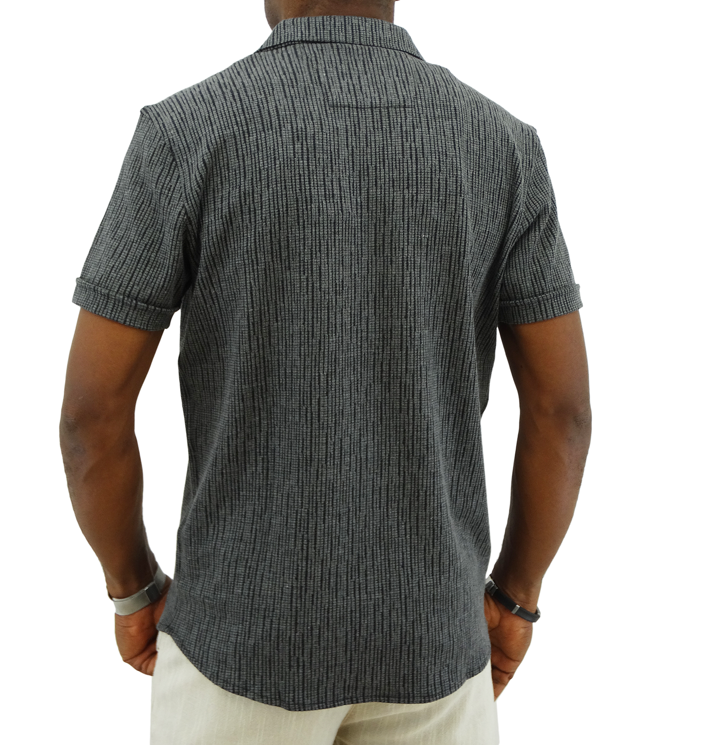 EG1854, Twister - Men's Short Sleeve Casual Shirt (S-XXL)