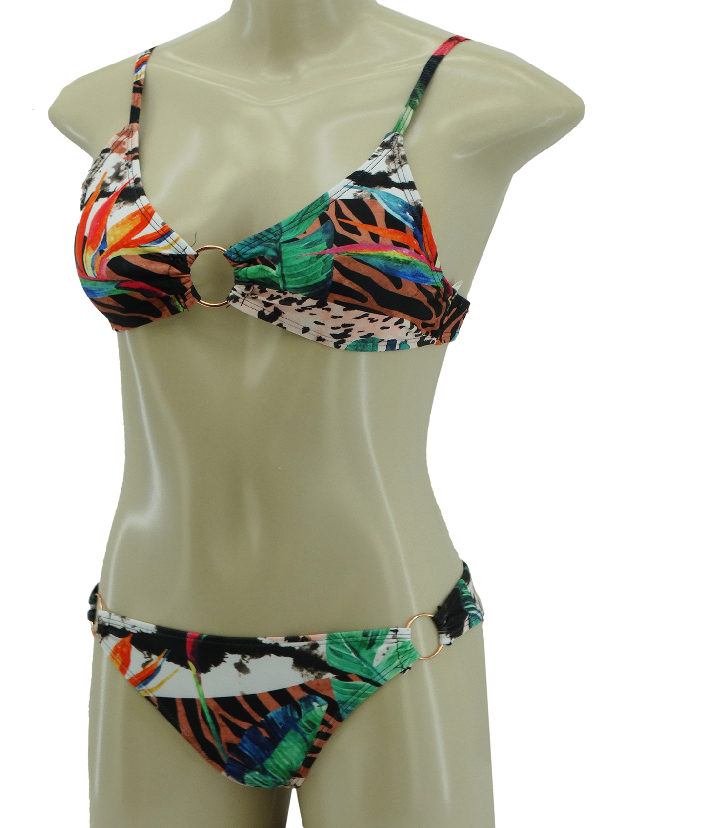 LSW32A, Ladies' Emme Jordan 2Pc Swimsuit S-XL - Asstd Prints