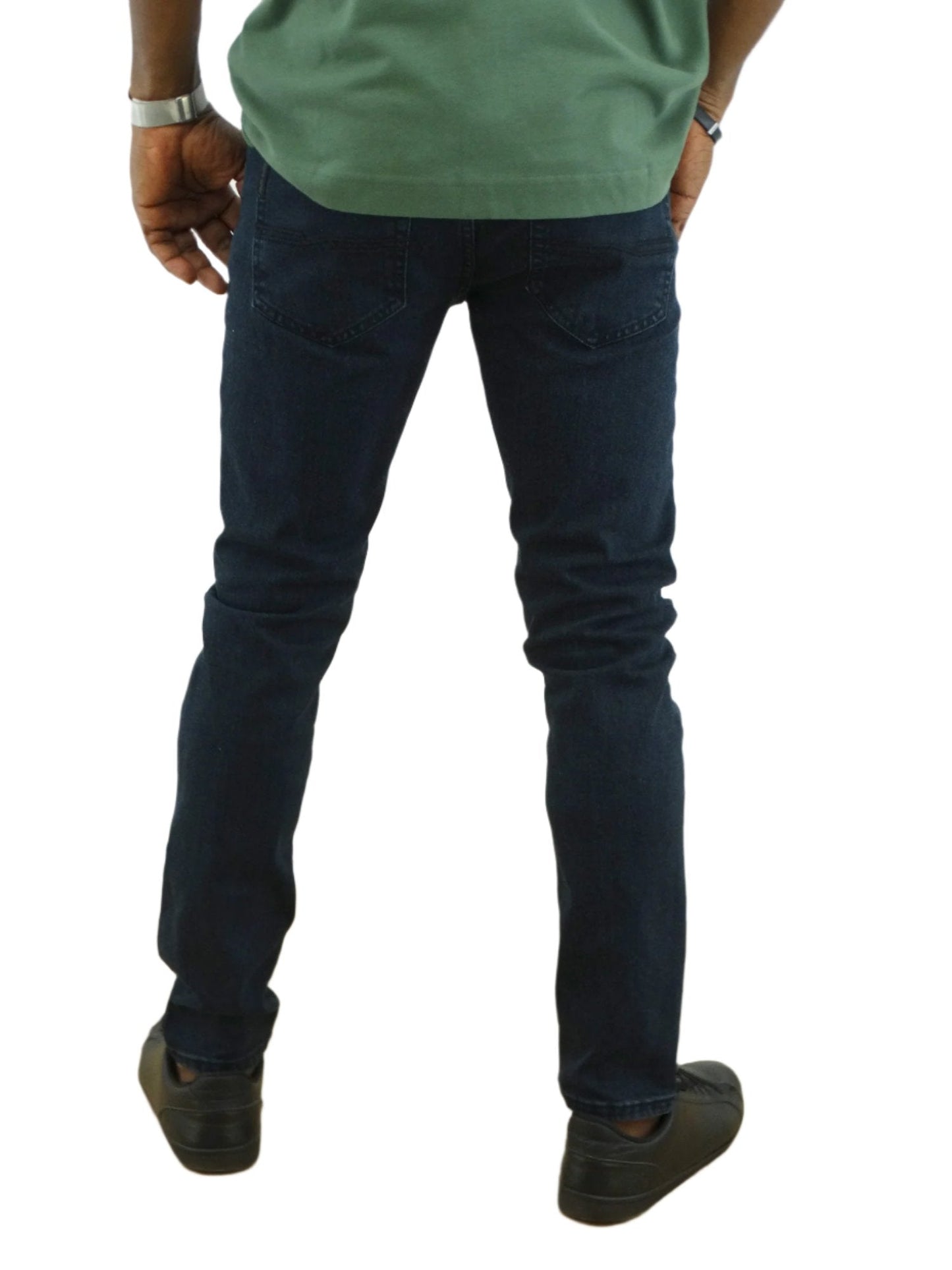 NL4613, Never Legal Men's Slim Fit Jeans - Dk Navy