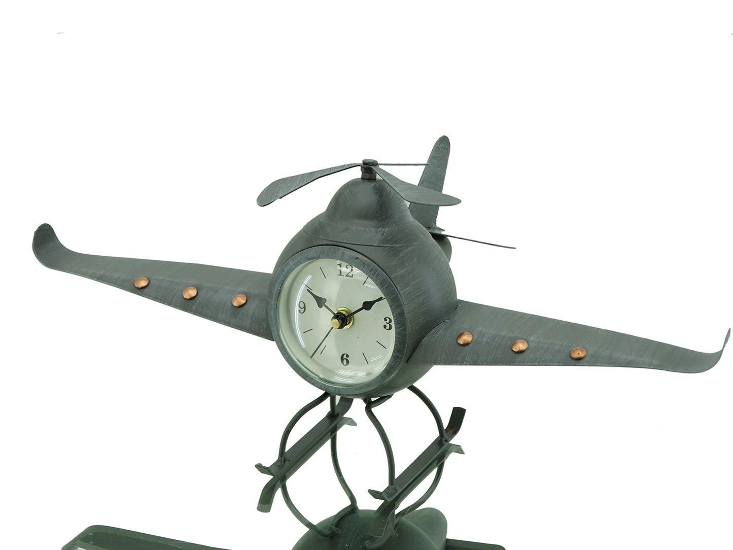 T2104, Antique Helicopter Clock