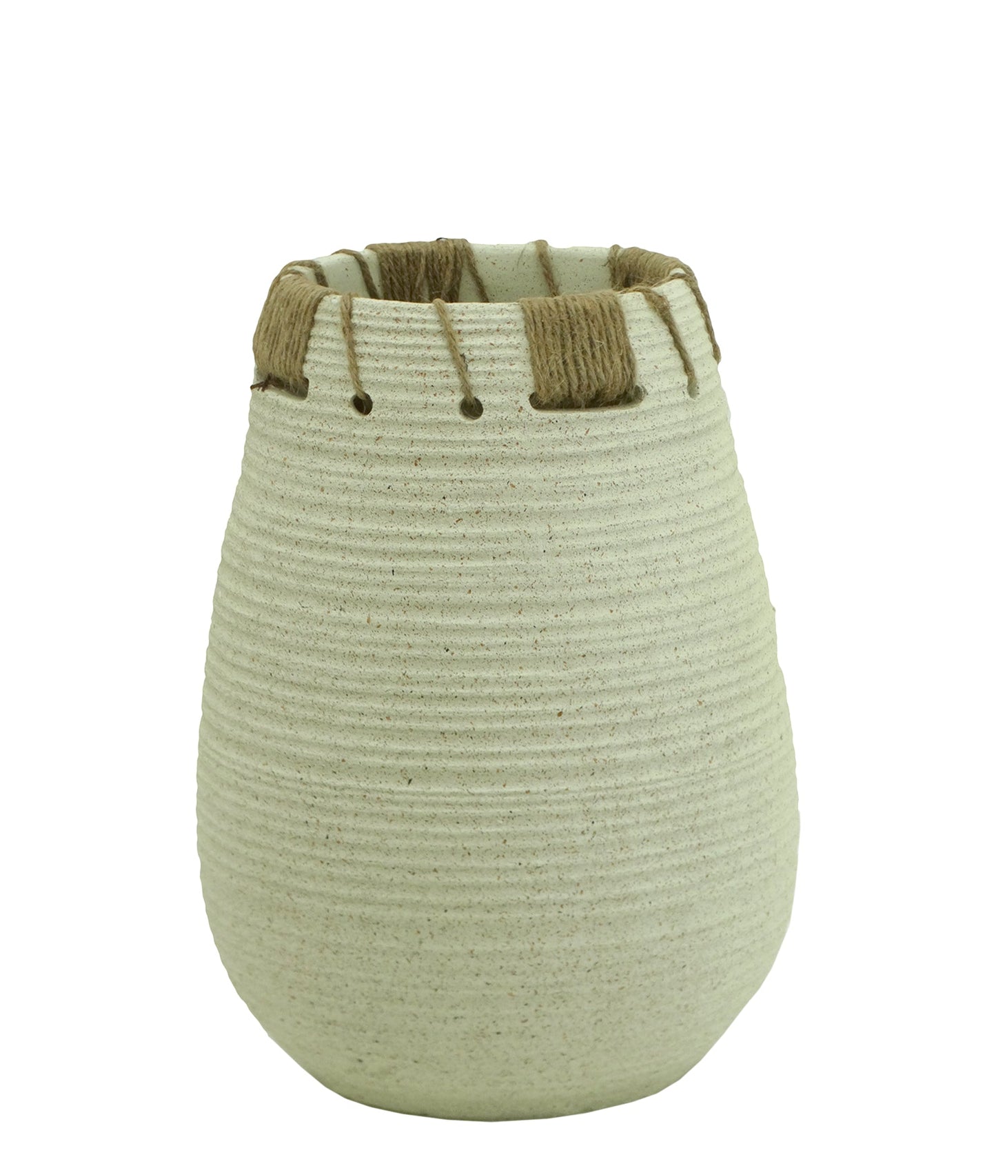 241401, Vase Resin Rope 12"