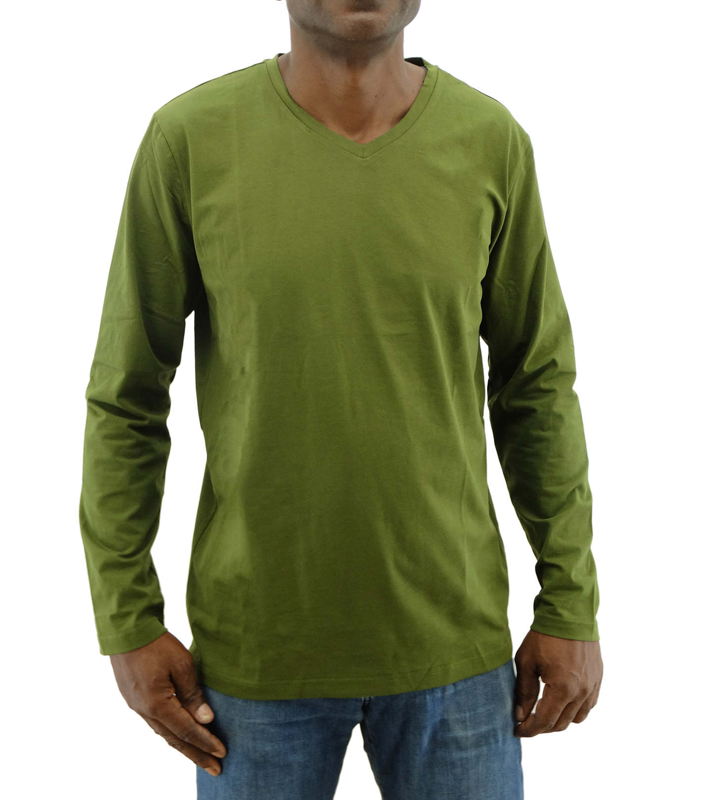 W14008LV, Basique - Men's Long Sleeve GHANZIE/Tshirt (265-0080)