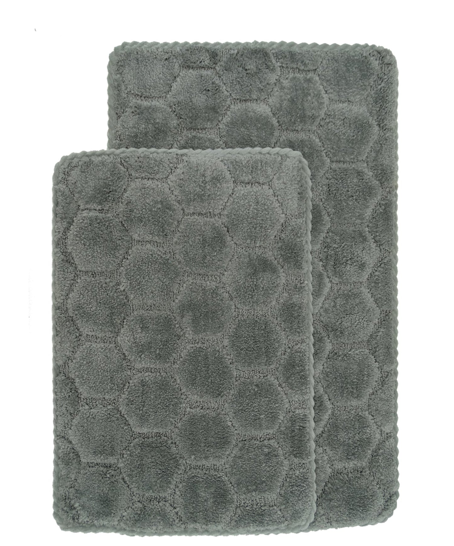 Lux Home,Volterra- 2pc Bath Rug Set (17*24/20*32 )