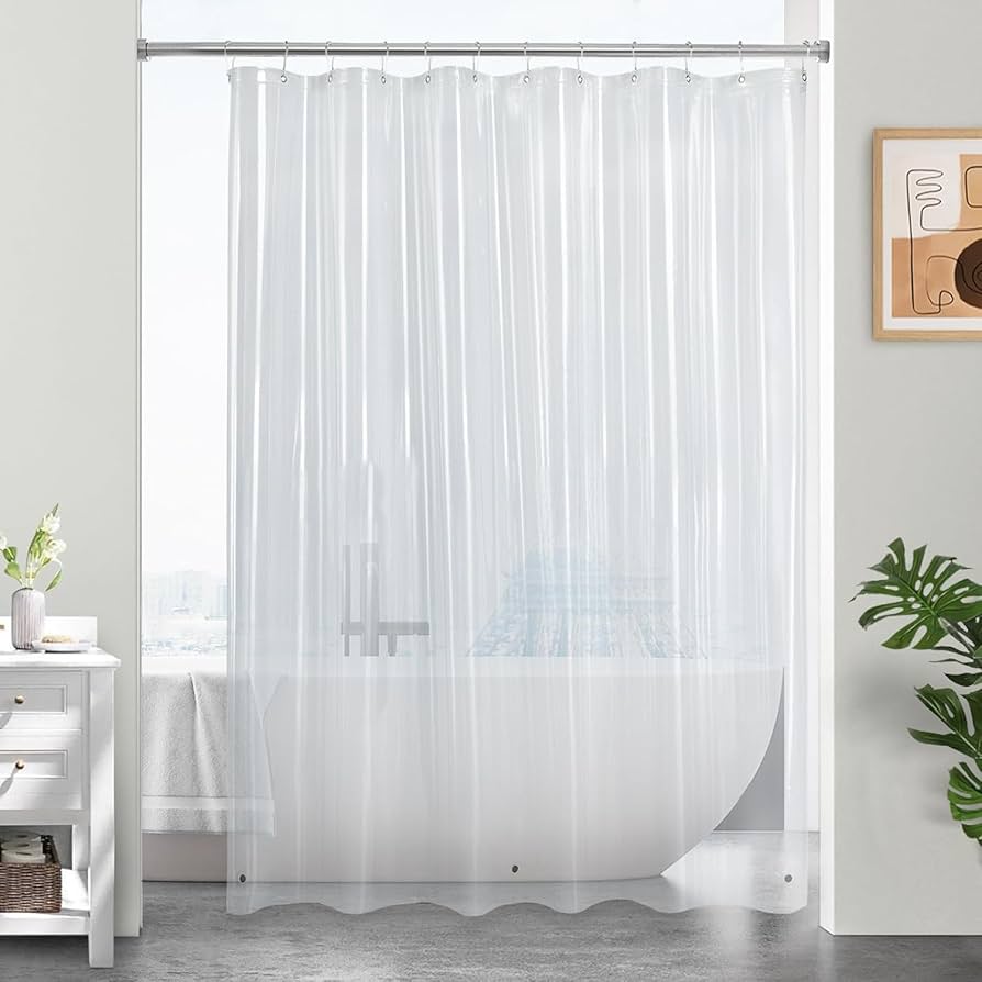 001808, Eco Living, Peva Shower Liner- Clear