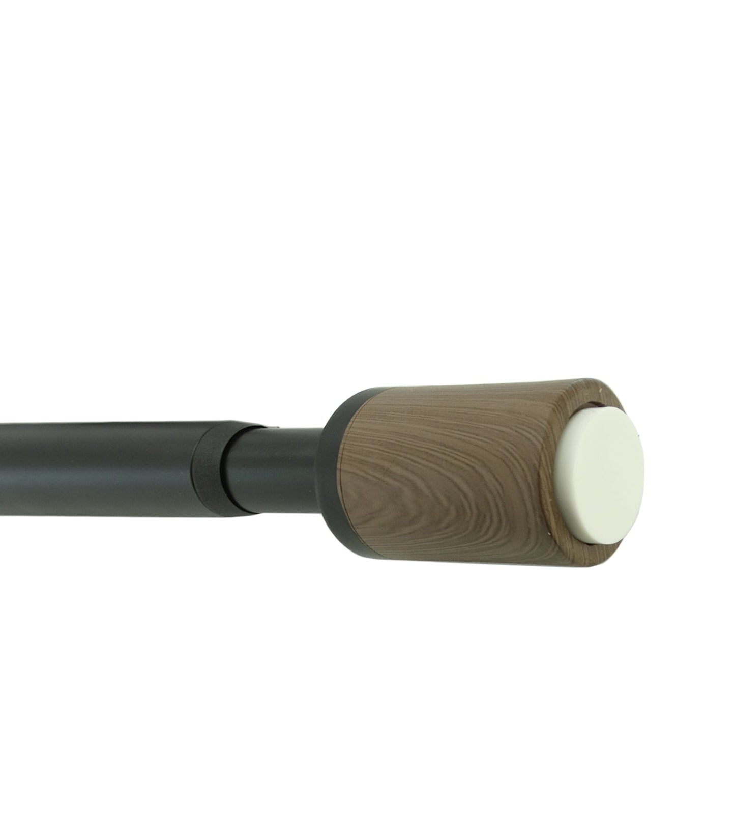 004014, Soho, Knox- Adjustable Tension Shower Rod 42*72" - Black-Walnut