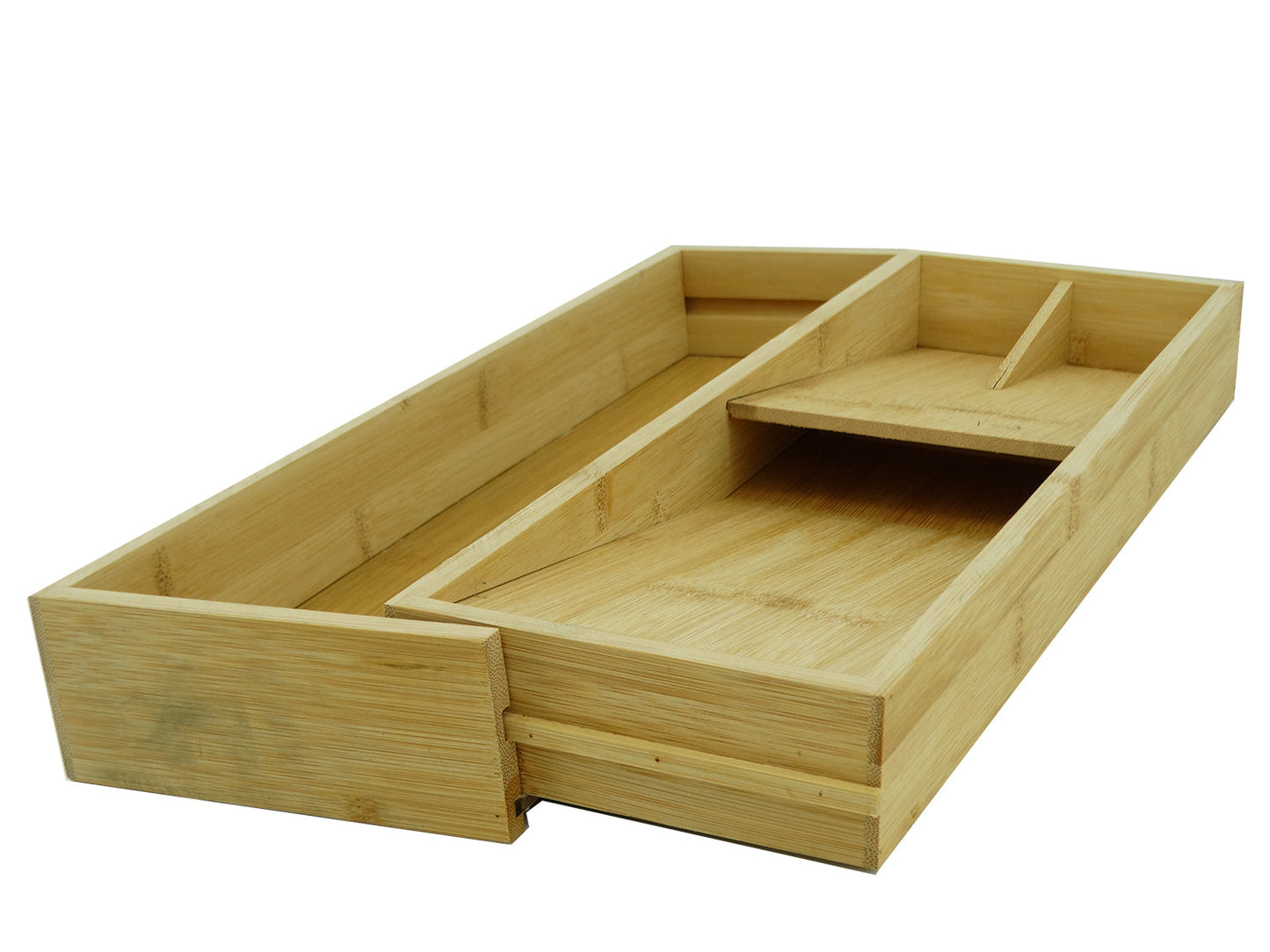 15254, Kitchen Details - Bamboo Expandable Cutlery Tray
