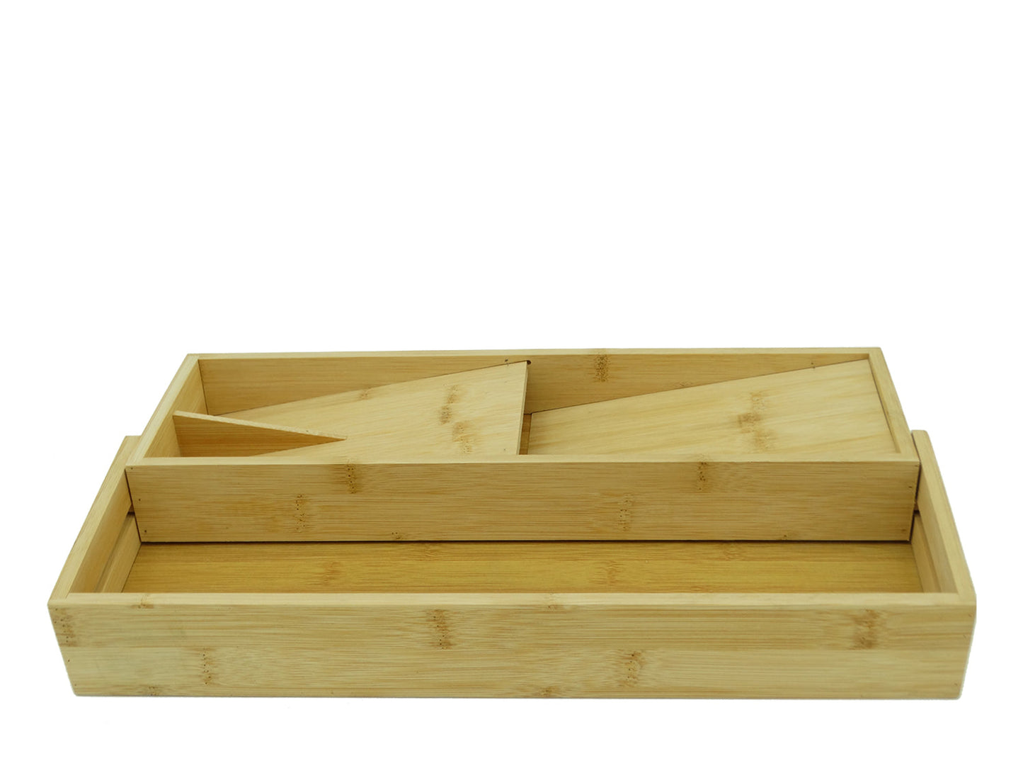 15254, Kitchen Details - Bamboo Expandable Cutlery Tray