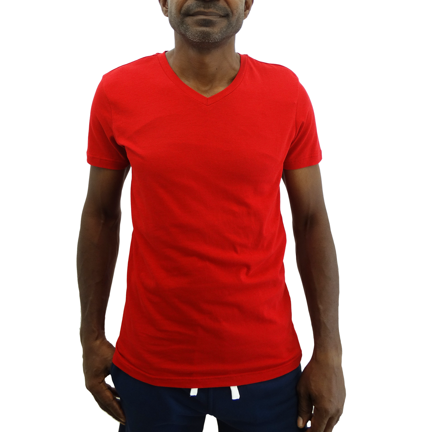 W14008SV, Basique - Men's Short Sleeve V-Neck Tee S-XXL