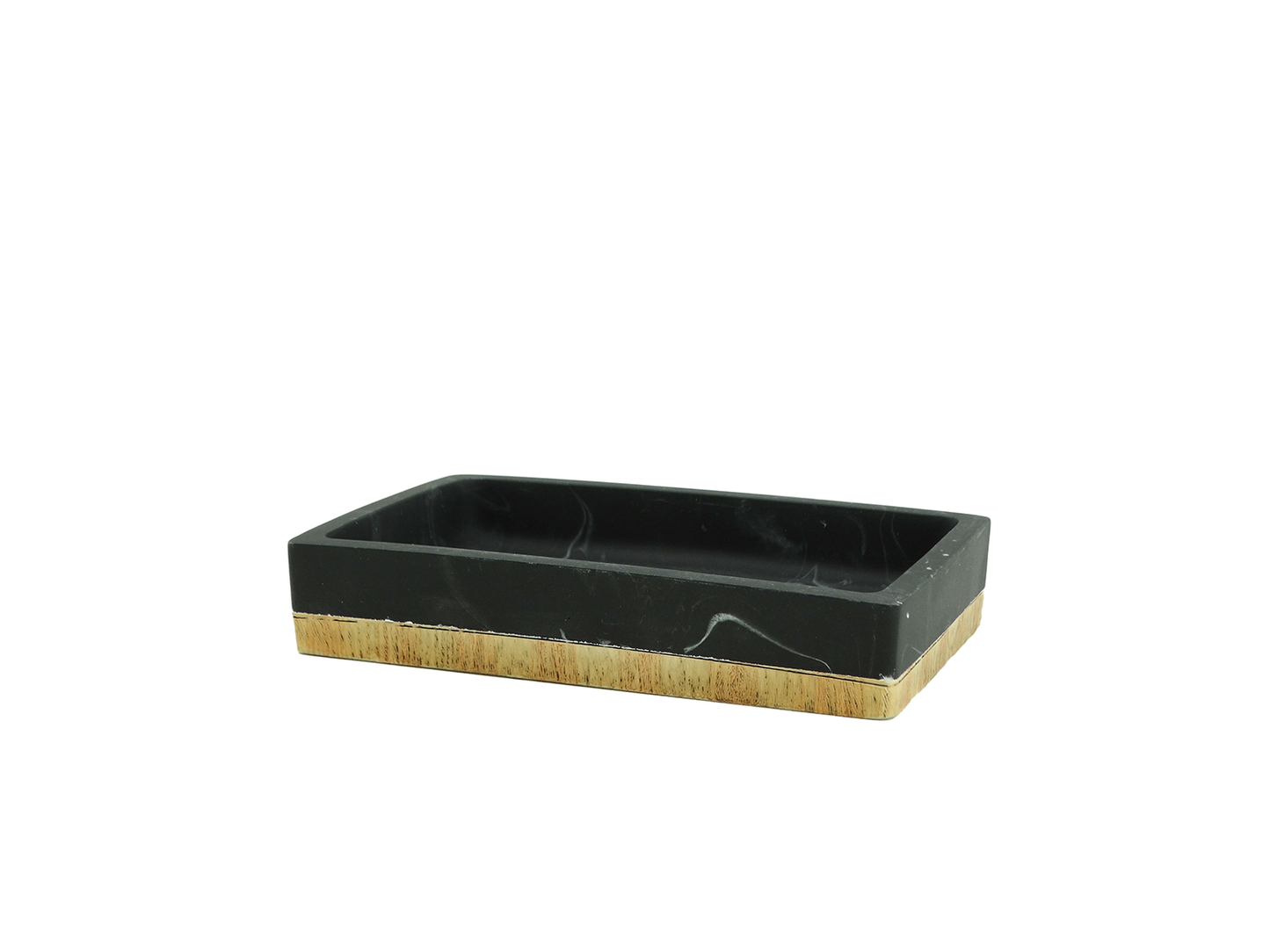 014419,  Luxe Collection, Montage- Soap Dish- Black