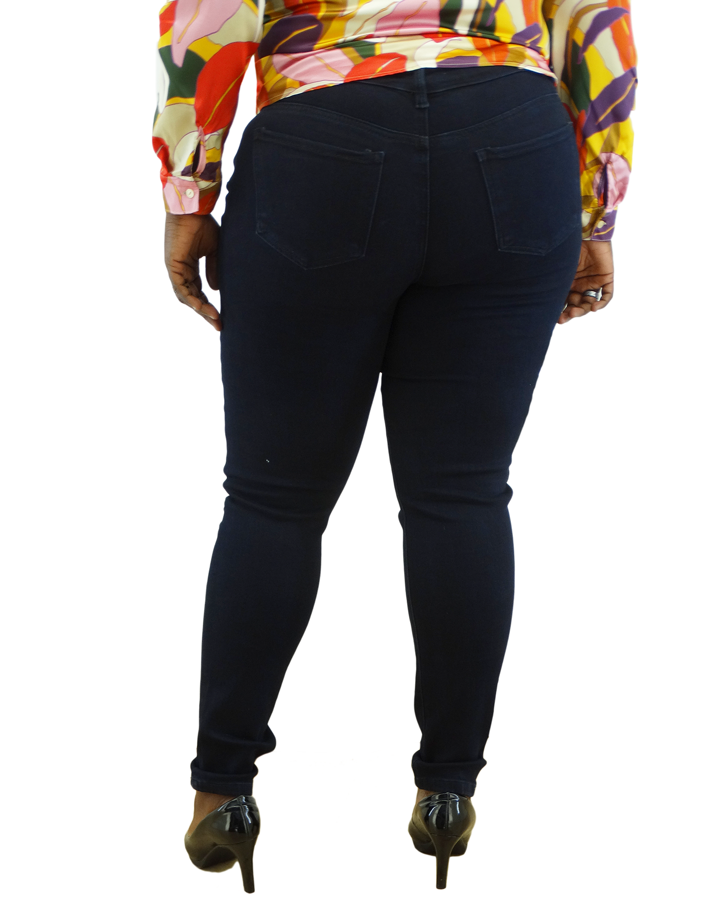 04J811AM,Jordache  Women's  Stretch Basic Jeans