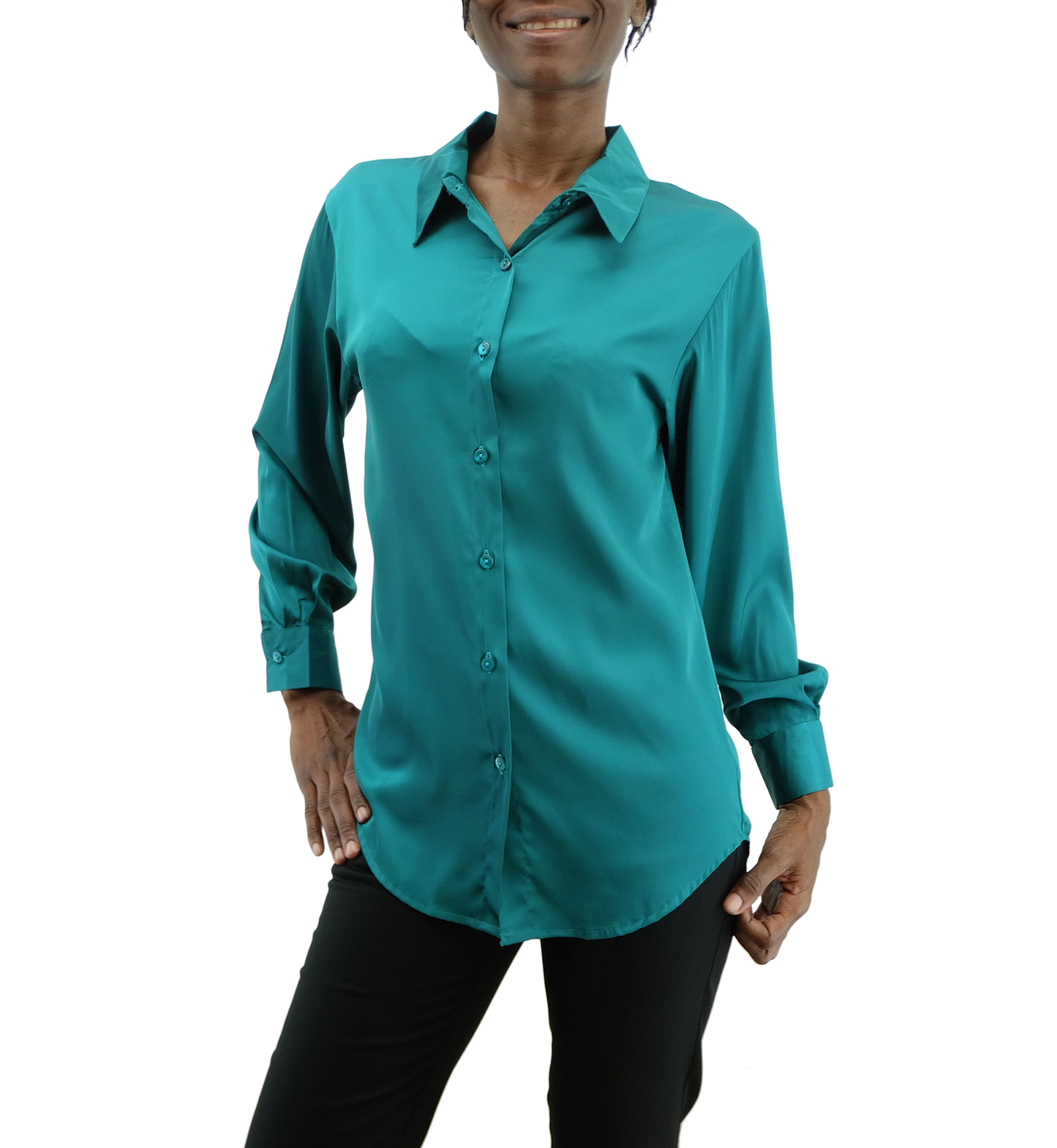 1007STNE, Jon & Anna - Ladies' L/Slv Button Down Shirt (S-XL)