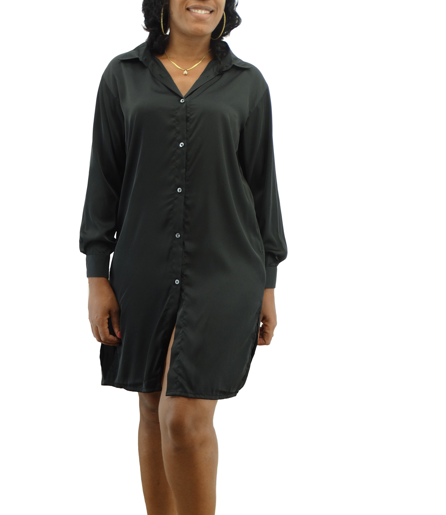 Jon & Anna - Ladies' Oversized L/S Shirt (S-XL)
