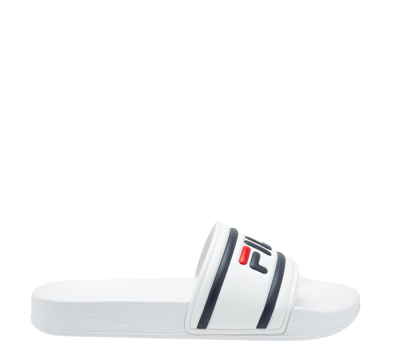 10109301FG, Fila, Morro Bay  Men Slippers - White