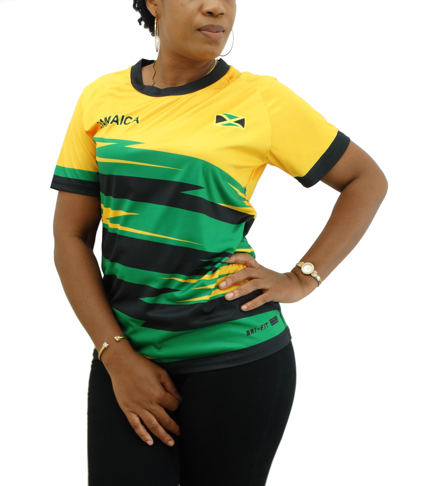 JER6FLGWMN, Ladies Flag Dry-Fit Jersey