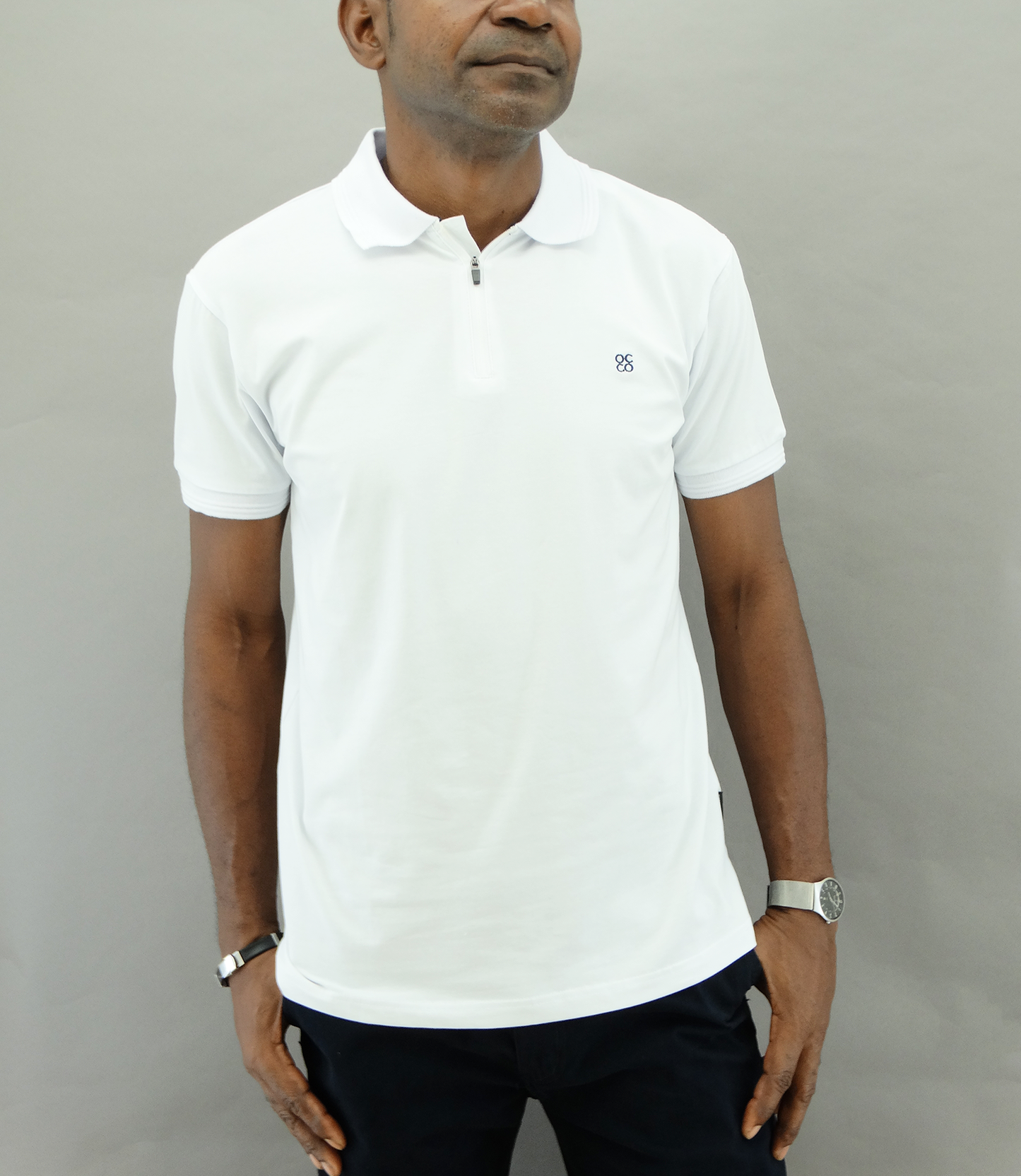 12P1021M3E, Oleg Cassini Men's S/Sleeve  Polo T-Shirt