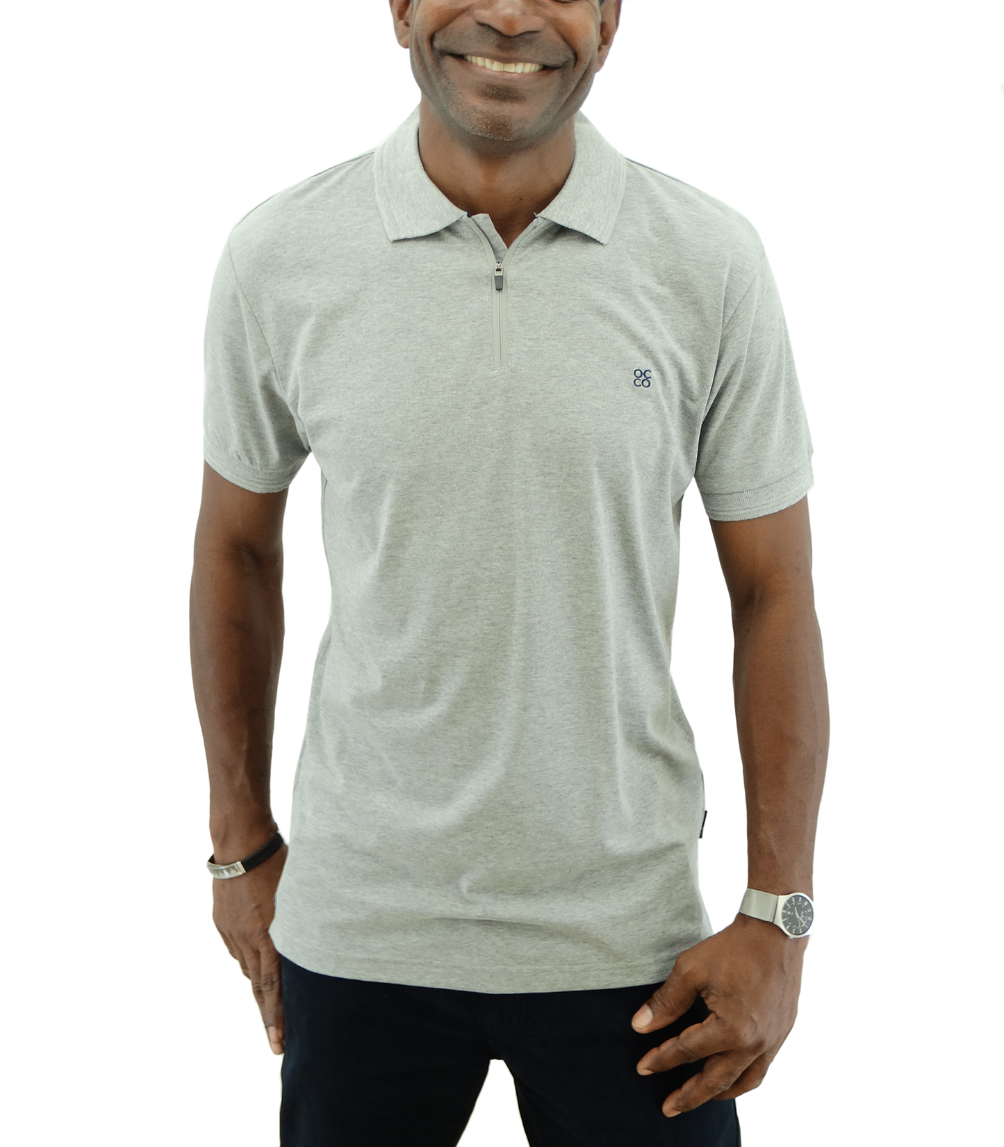 12P1021M3E, Oleg Cassini Men's S/Sleeve  Polo T-Shirt
