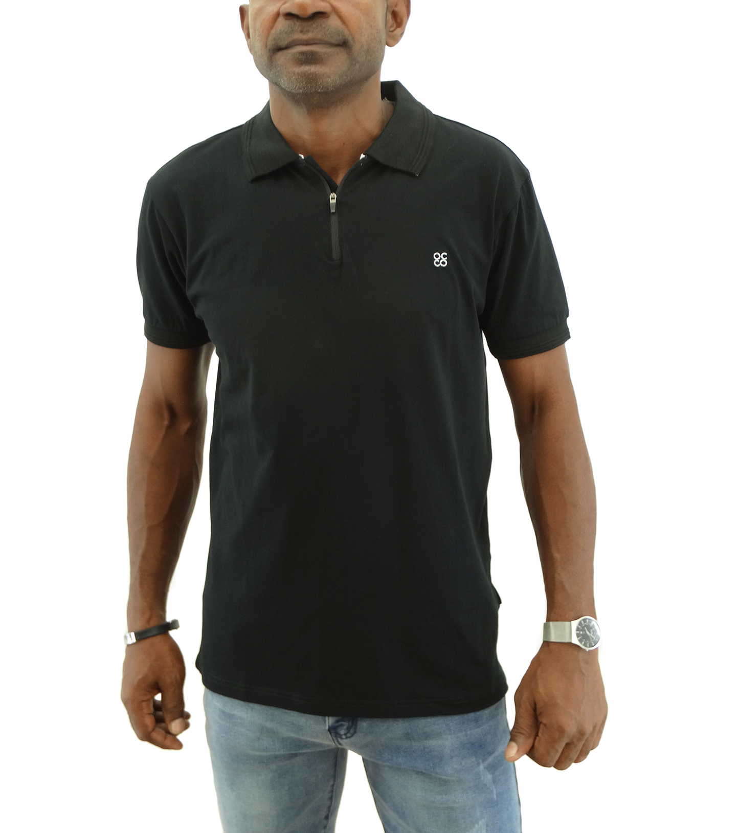 12P1021M3E, Oleg Cassini Men's S/Sleeve  Polo T-Shirt