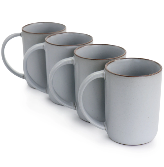 13401104, Gibson Elite - Dumont, 4Pc Terracota Mug Set
