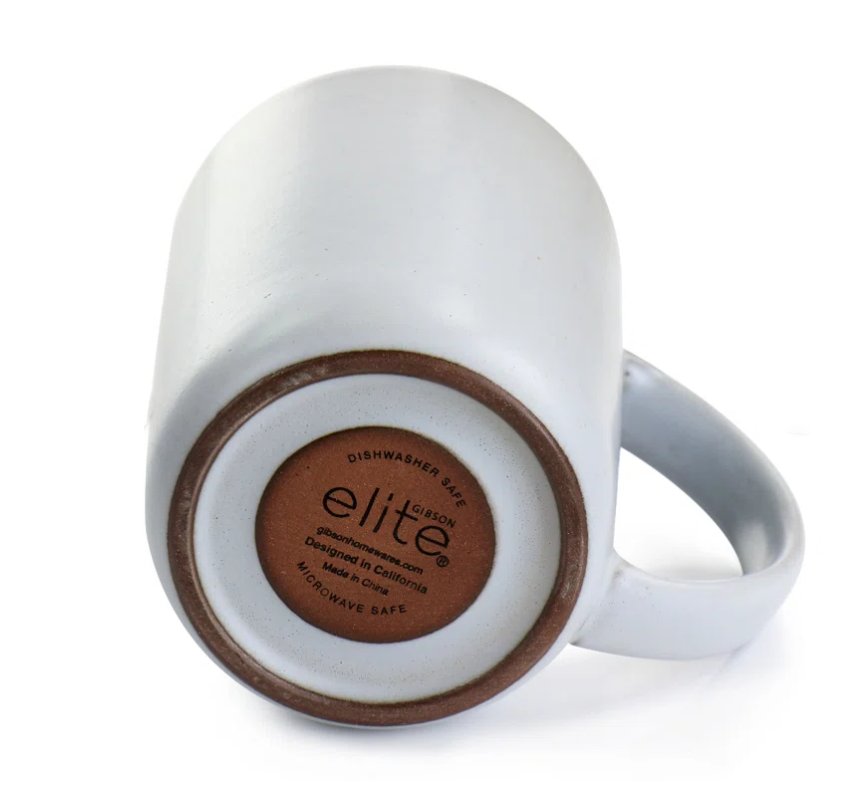 13401104, Gibson Elite - Dumont, 4Pc Terracota Mug Set