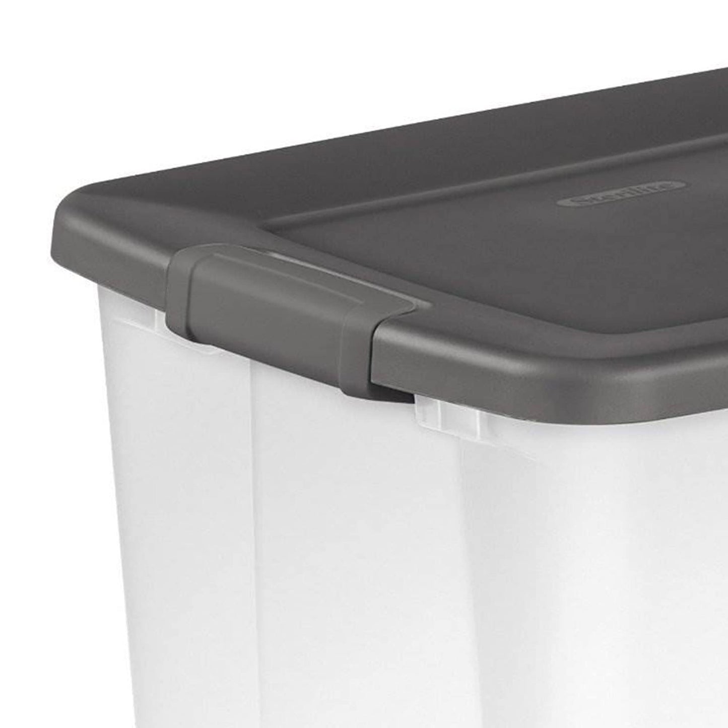13516, Sterilite 50qt Shelf Tote/Storage Container W/Lid