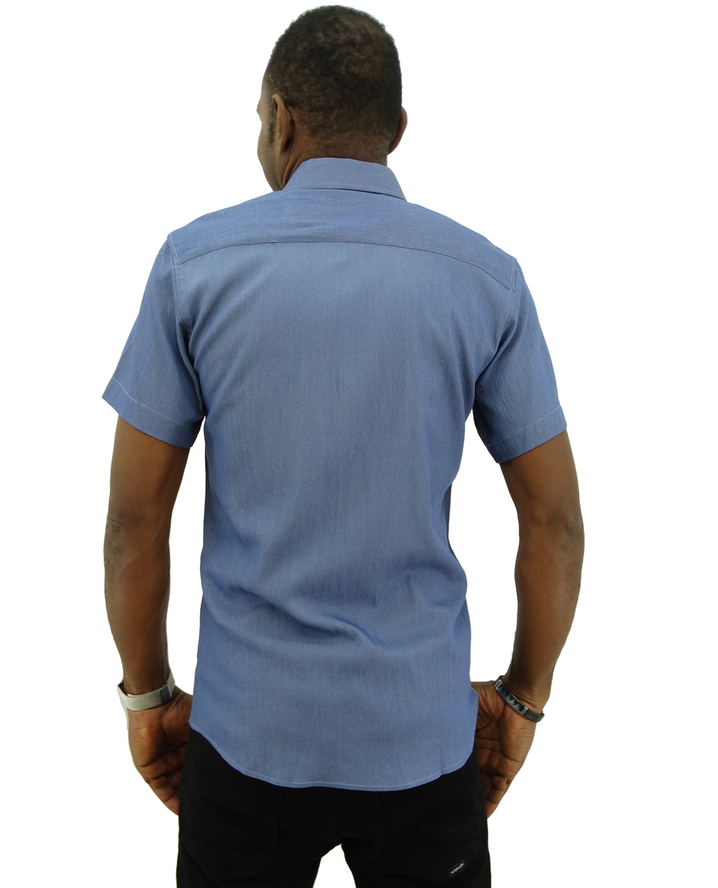 13S1908P,Oleg Cassini  Men's Solid  S/Sleeve Twill  Shirts