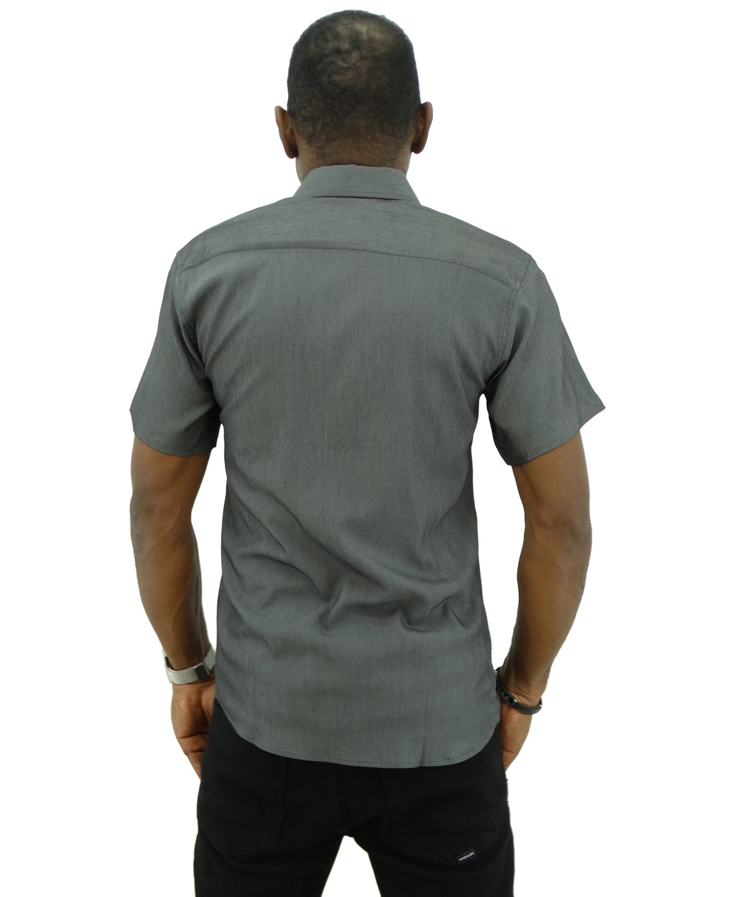 13S1909P, Oleg Cassini Men's Solid S/ Sleeve Twill  Shirts