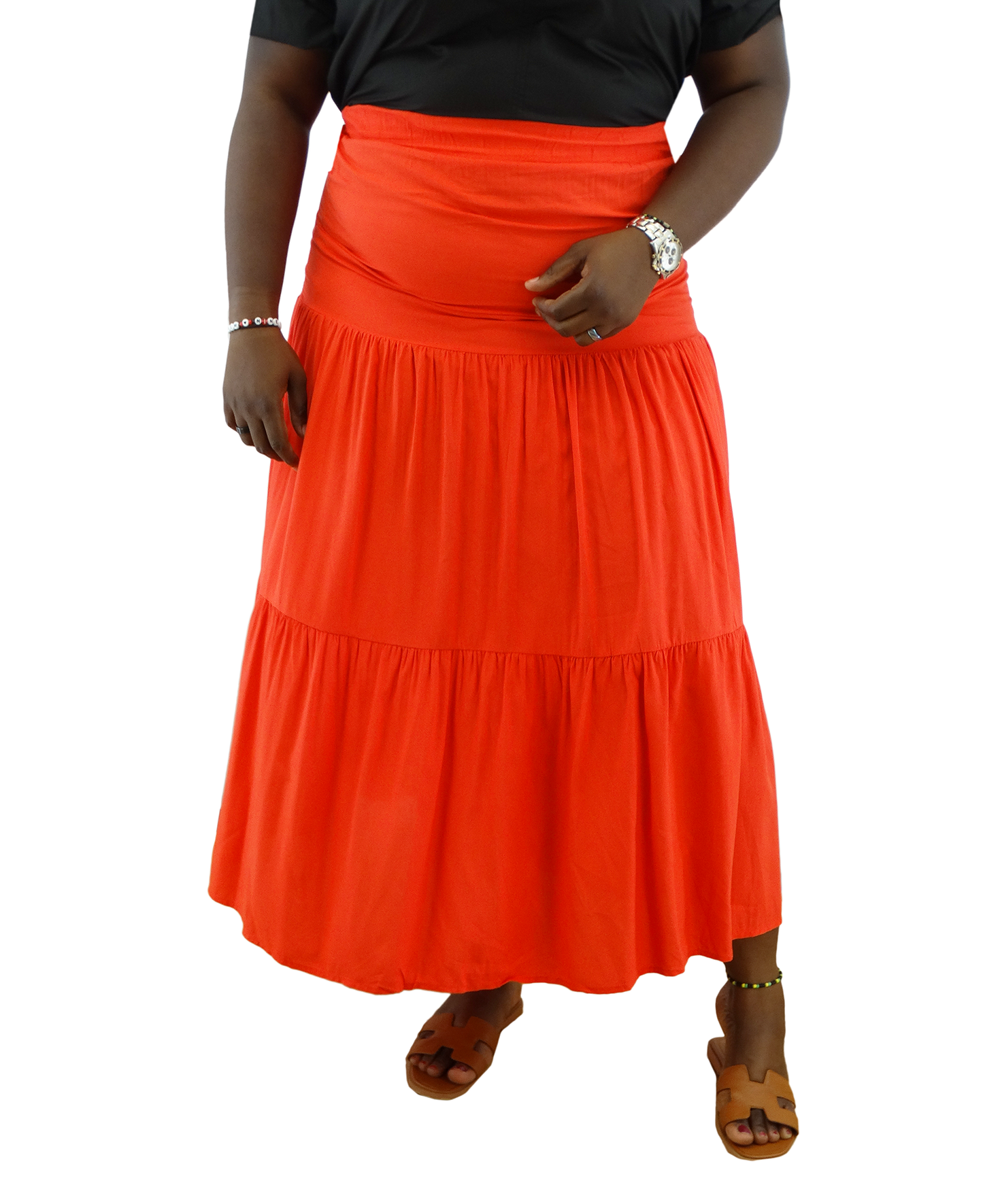 180732M, Da Moda Women's Plus Size Skirt- XL-3XL