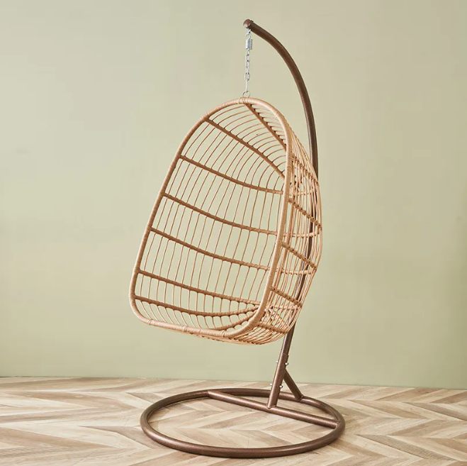 191262,  Hanging Chair Rattan/Metal